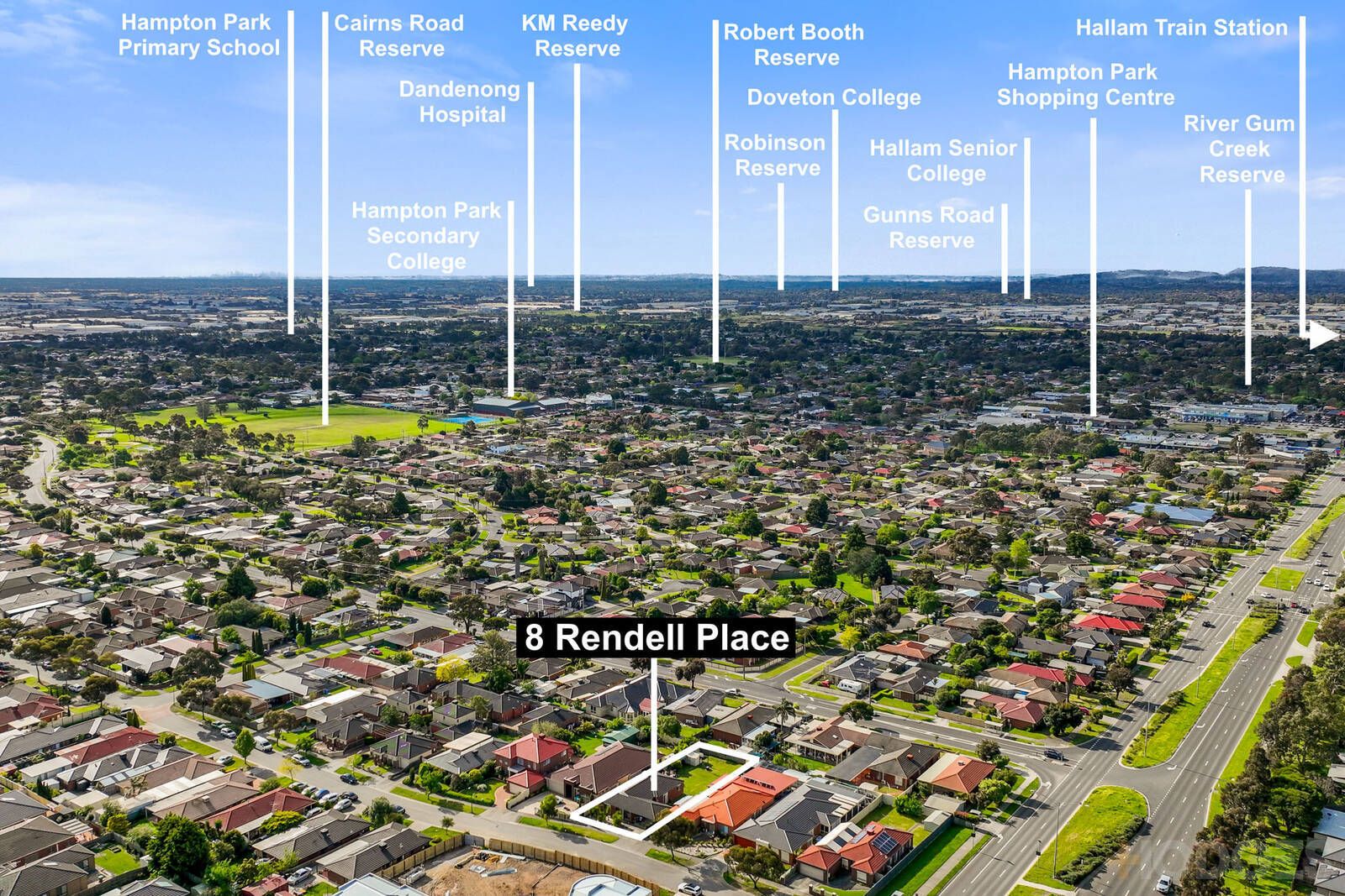 8 Rendell Place, Hampton Park VIC 3976 Domain