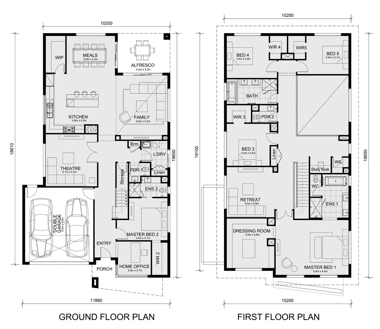 Mimosa Homes Proudly Presents the Malvern 443 - View 2