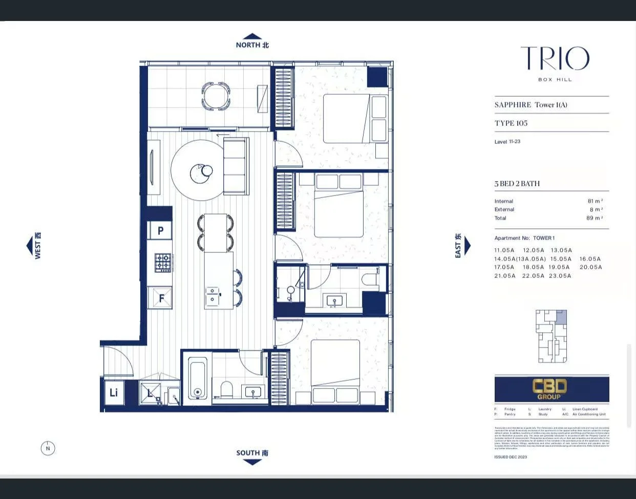 1205/845 Whitehorse Road, Box Hill VIC 3128 | Domain