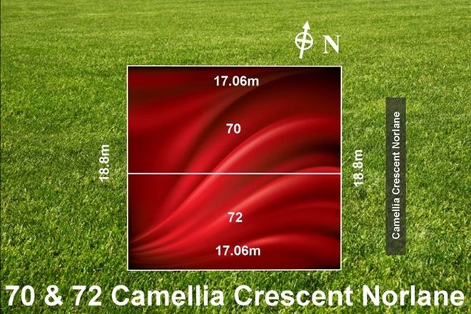 Picture of 70 & 72 Camellia Crescent, NORLANE VIC 3214