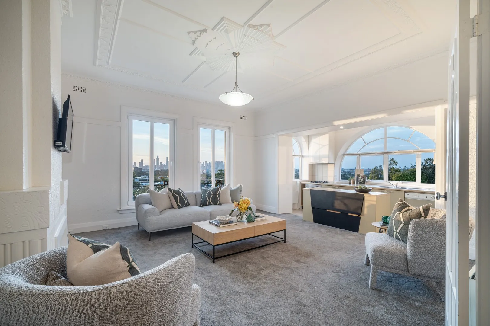 Art Deco Splendor with City Views, Toorak