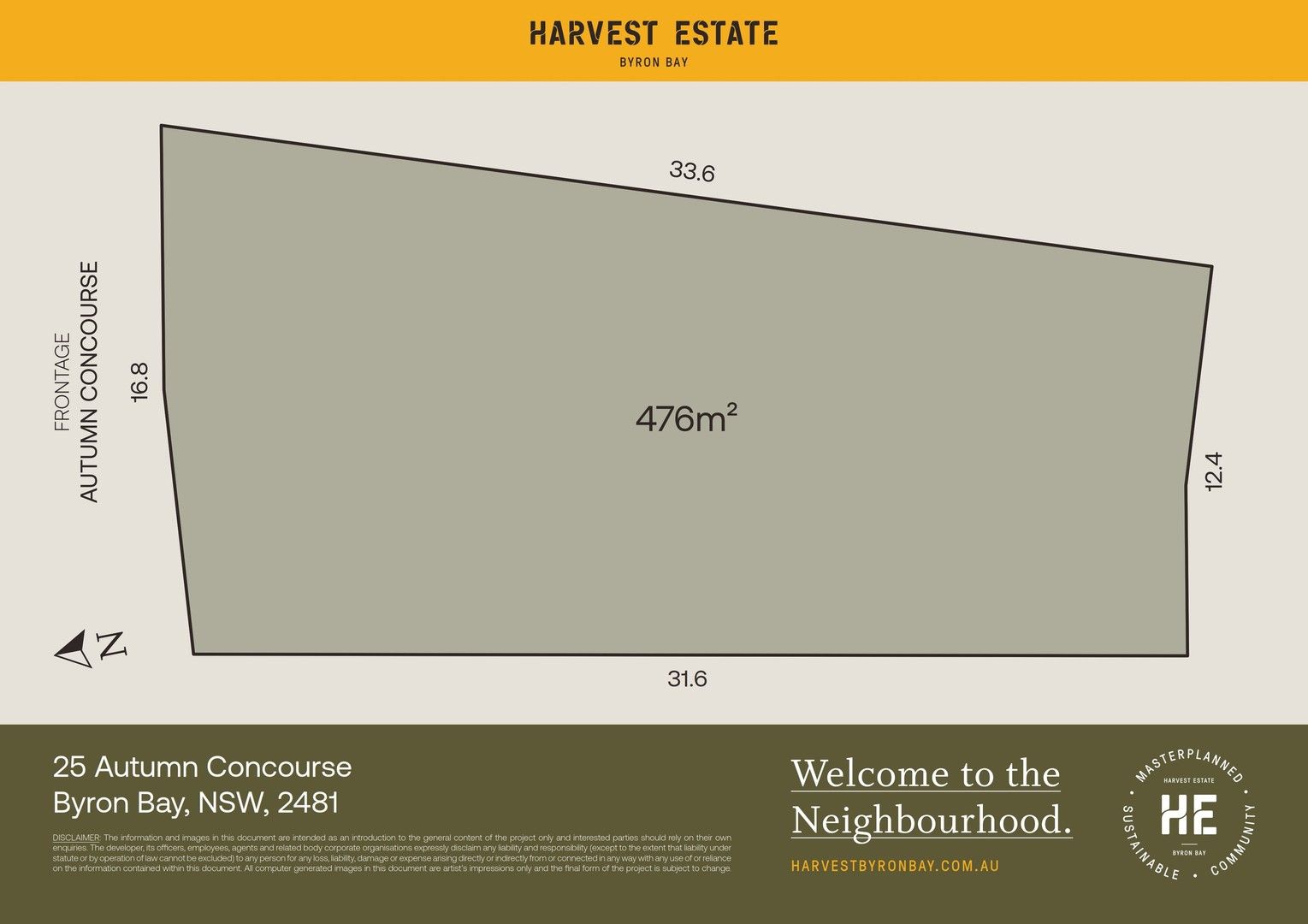 New land in 25 Autumn Concourse, BYRON BAY NSW, 2481