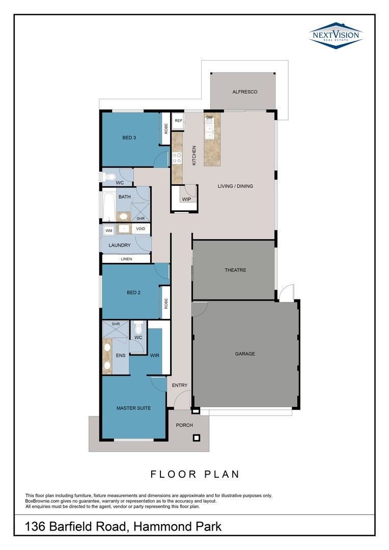 3 bedrooms House in 136 Barfield Road HAMMOND PARK WA, 6164