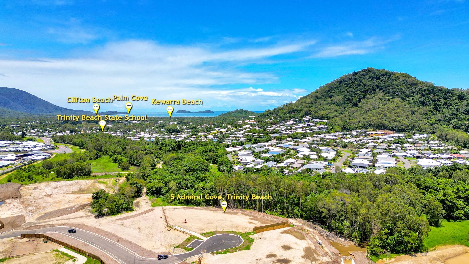Vacant land in 5 Admiral Cove, TRINITY BEACH QLD, 4879