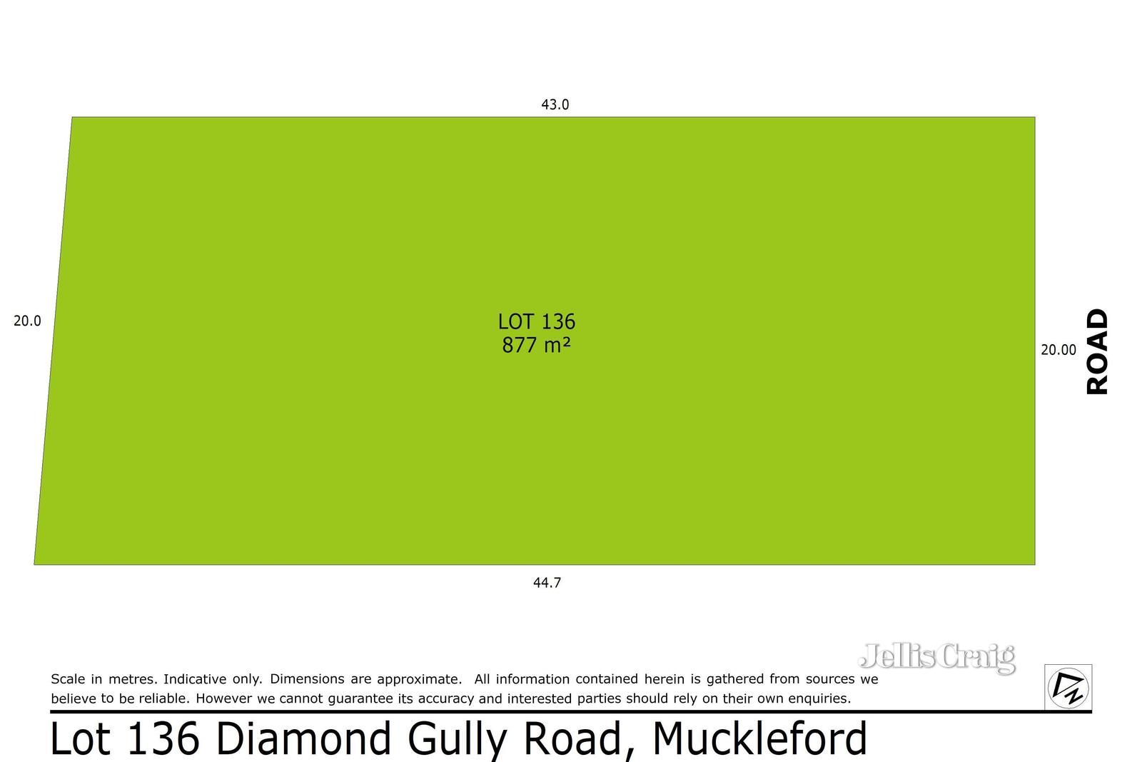 Lot 136 Gunangara Diamond Gully Road, Muckleford VIC 3451, Image 0