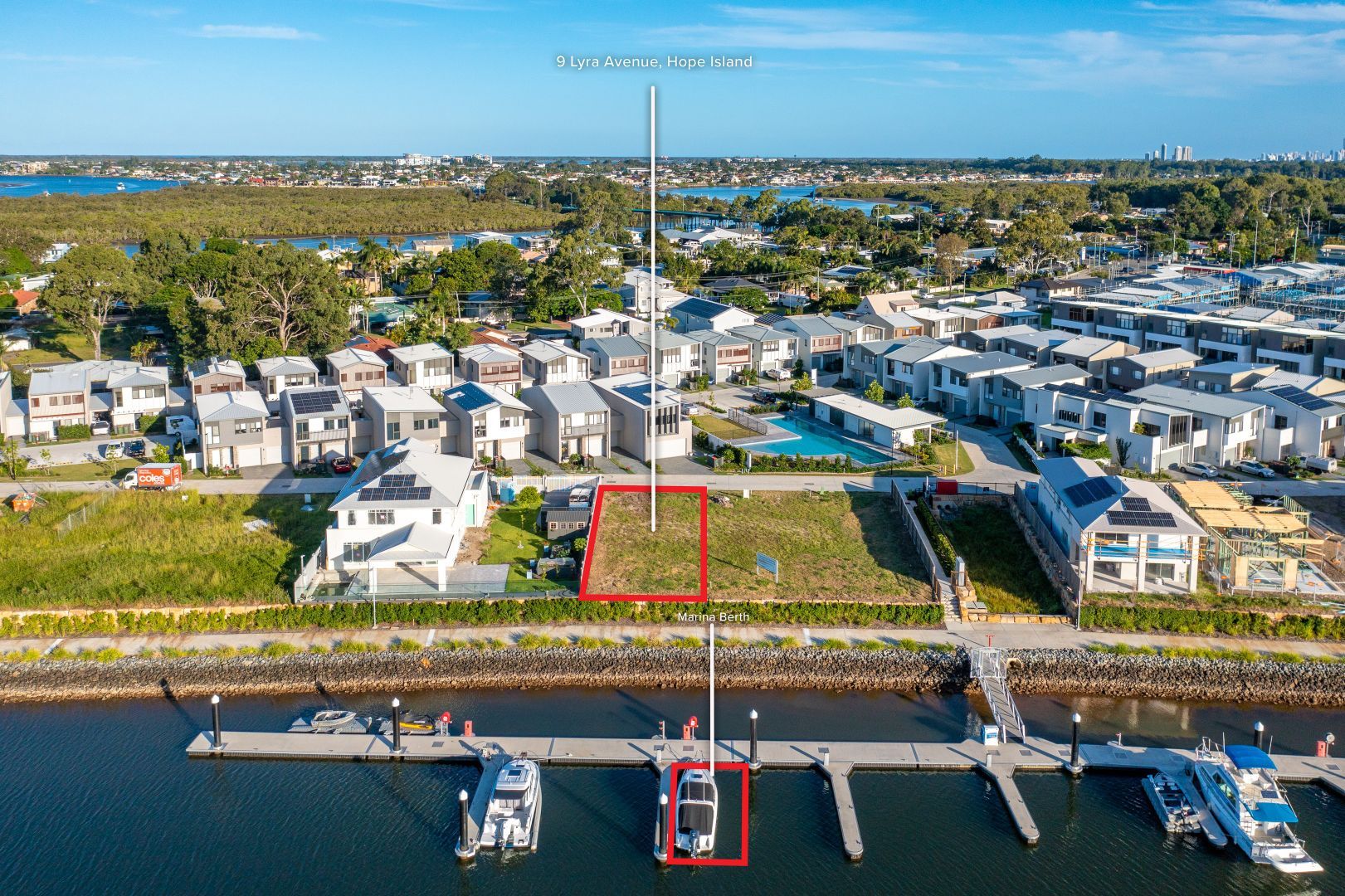 Vacant land in 9/1 Lyra Avenue, HOPE ISLAND QLD, 4212