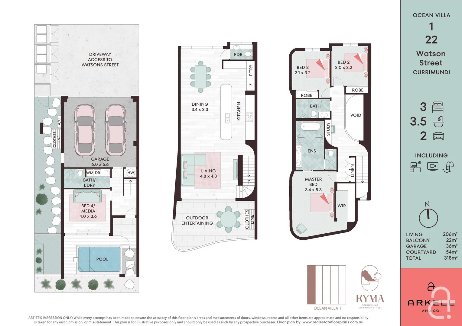 Additional image 28 of Villas 1-4 'Kyma'/22 Watson Street, Currimundi QLD 4551