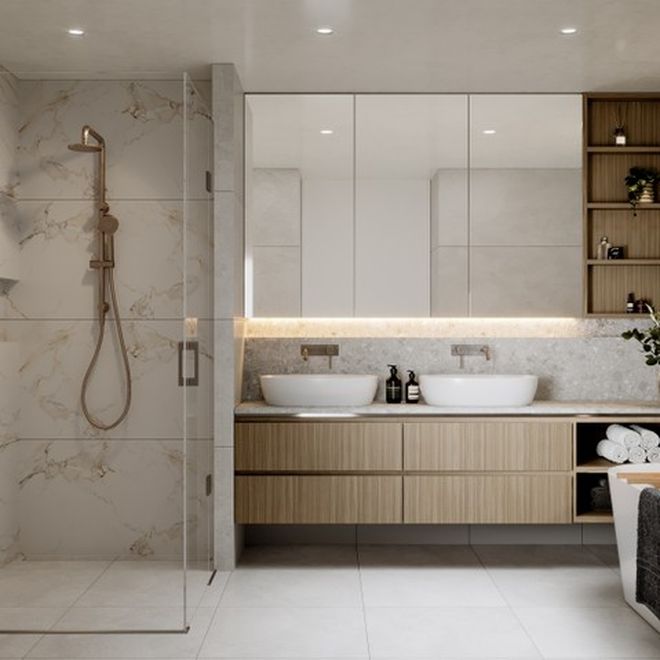 View of City Modern Detroit apartments, Brush Park, MI - e-architect