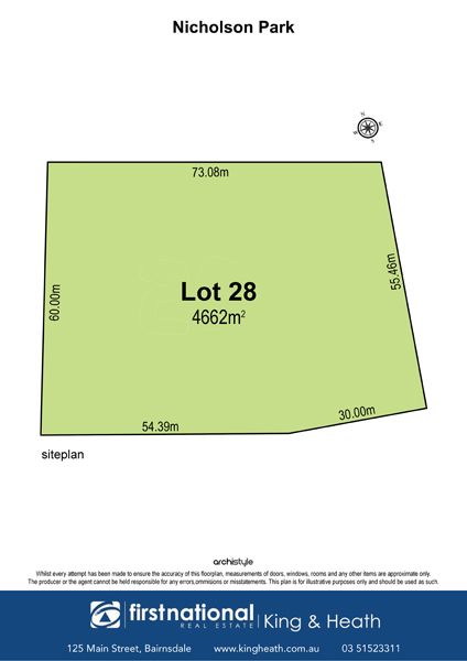 Vacant land in Lot 28, 28 Nicholson-Sarsfield Road, NICHOLSON VIC, 3882