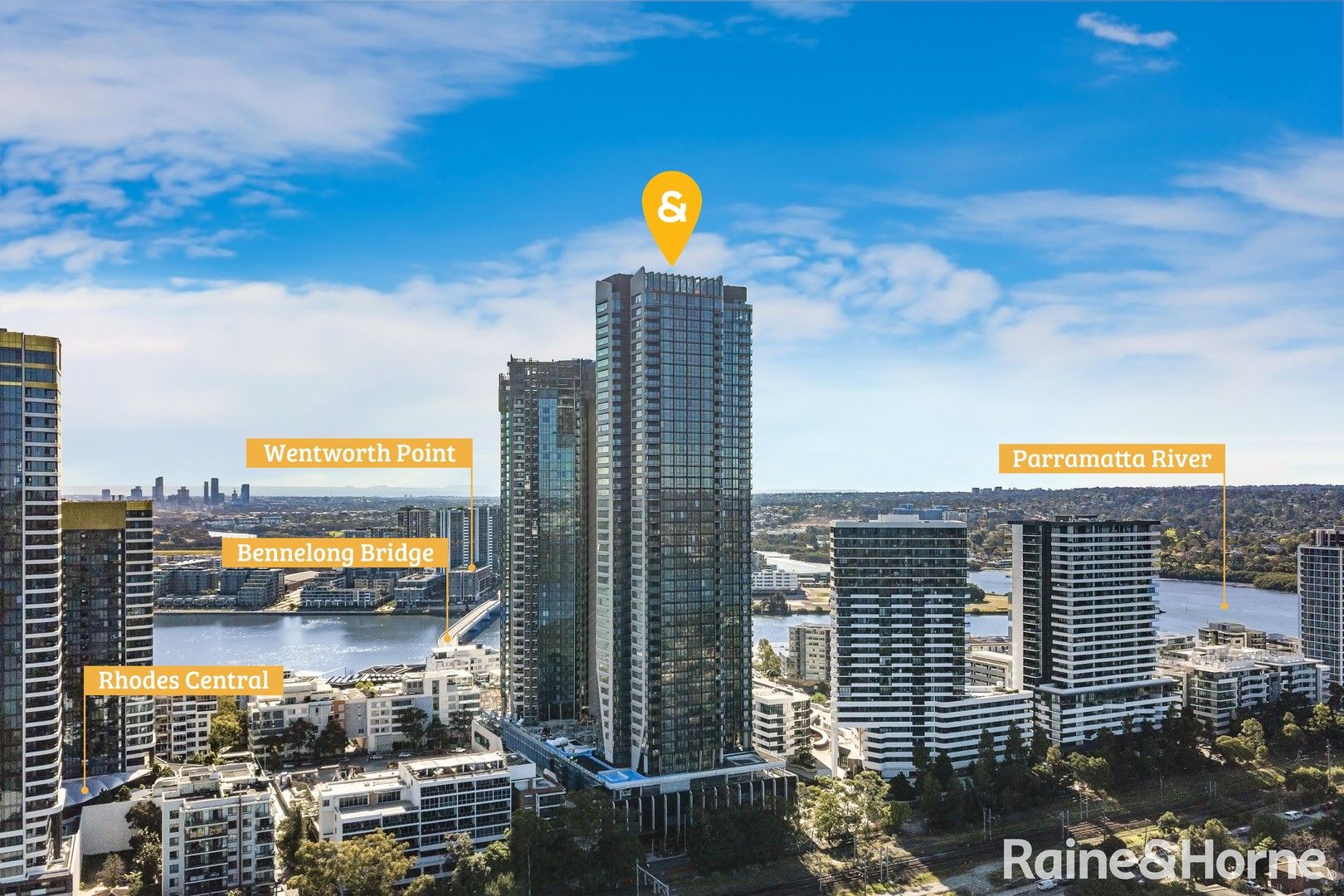 1 bedrooms Apartment / Unit / Flat in 606/36 Walker Street RHODES NSW, 2138