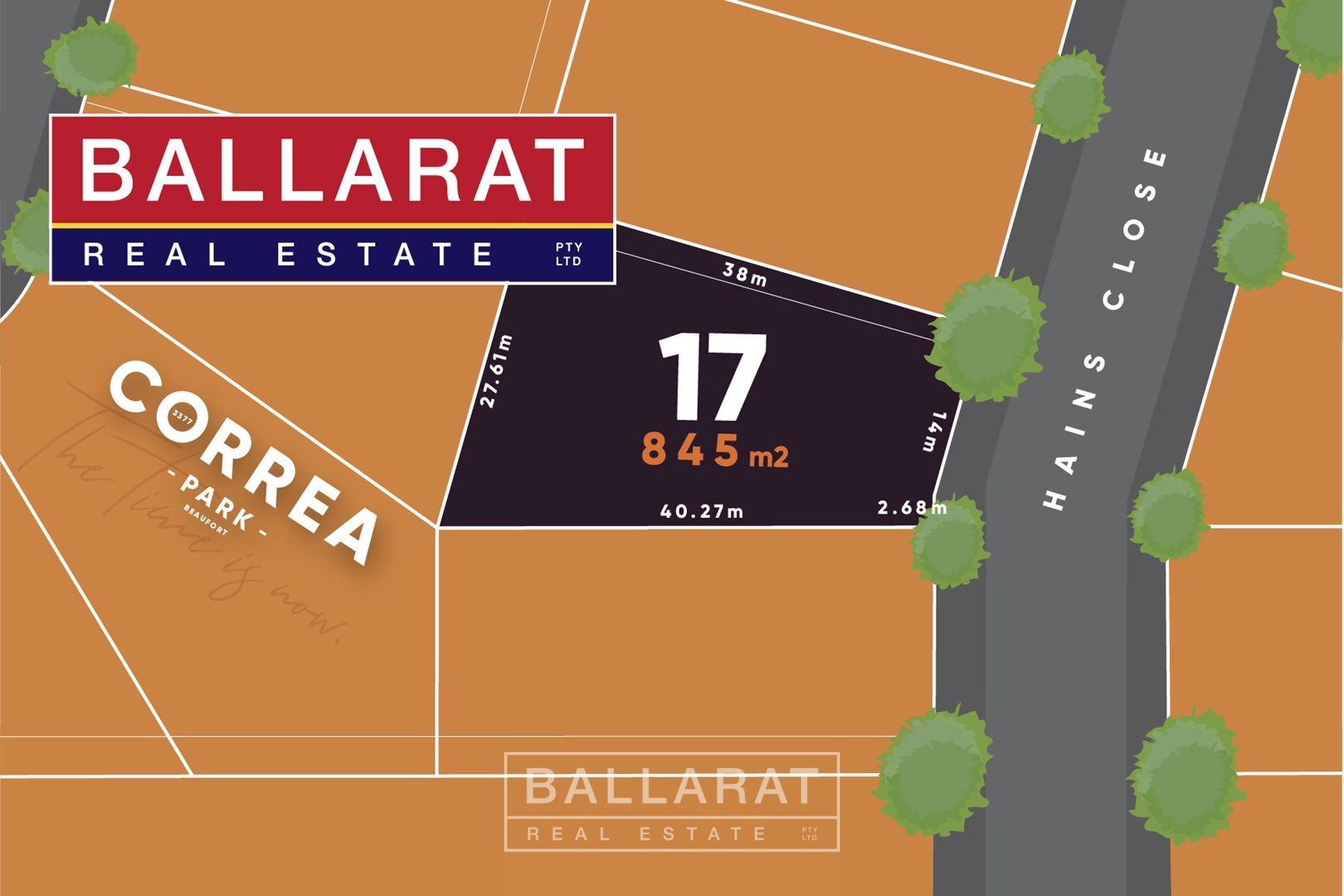 Lot 17 Hains Close, Beaufort VIC 3373, Image 0