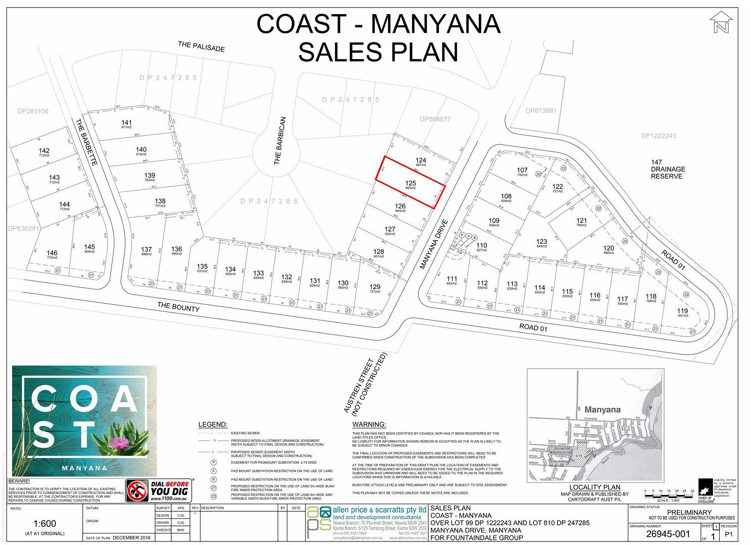 Lot  125 Manyana Drive, Manyana NSW 2539, Image 0