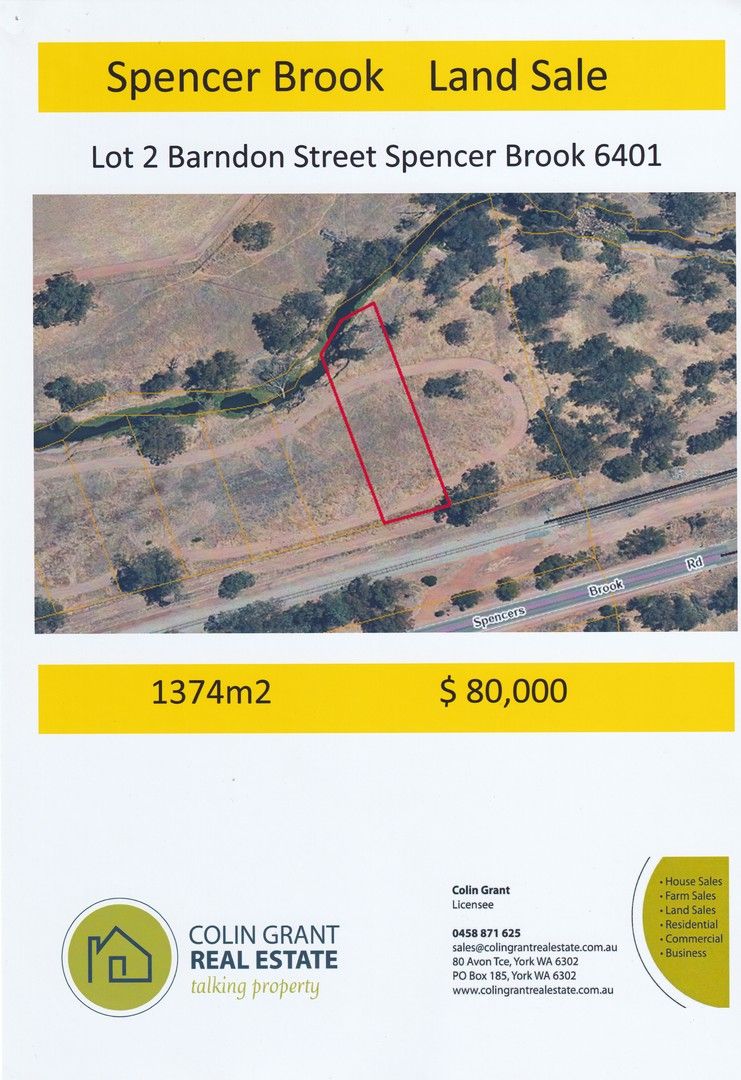 Lot 2 Barndon Street, Spencers Brook WA 6401, Image 0