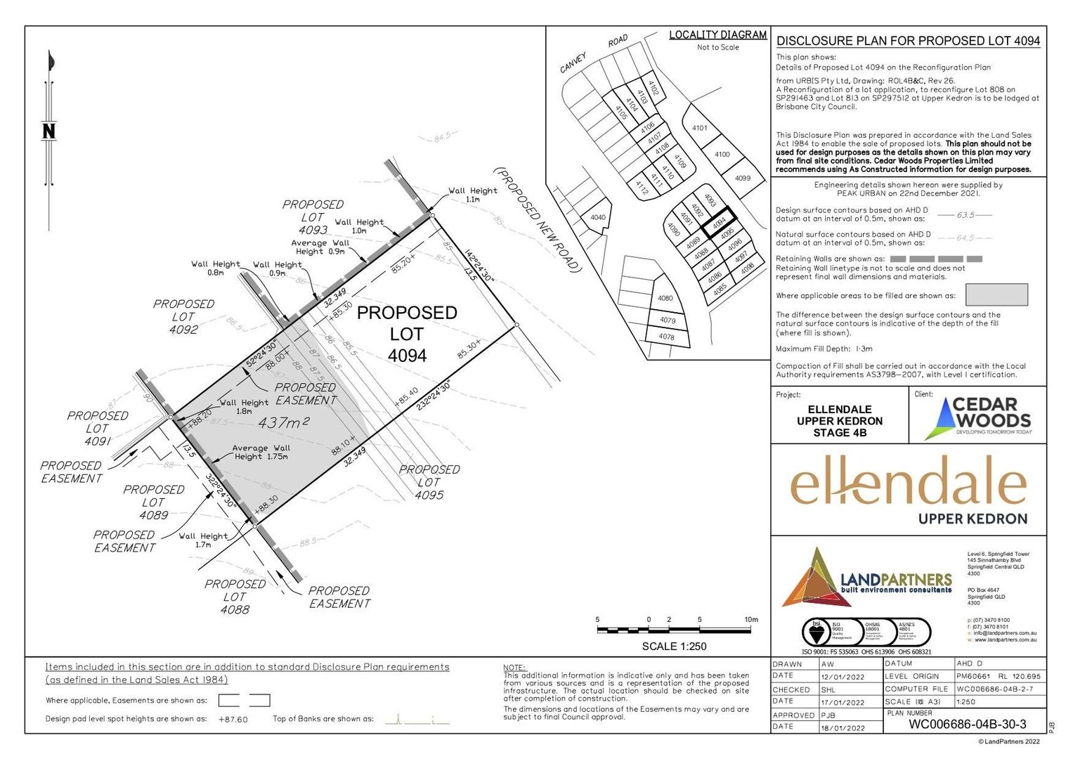 Lot 4094 Springbrook Close Ellendale, Upper Kedron QLD 4055 Domain