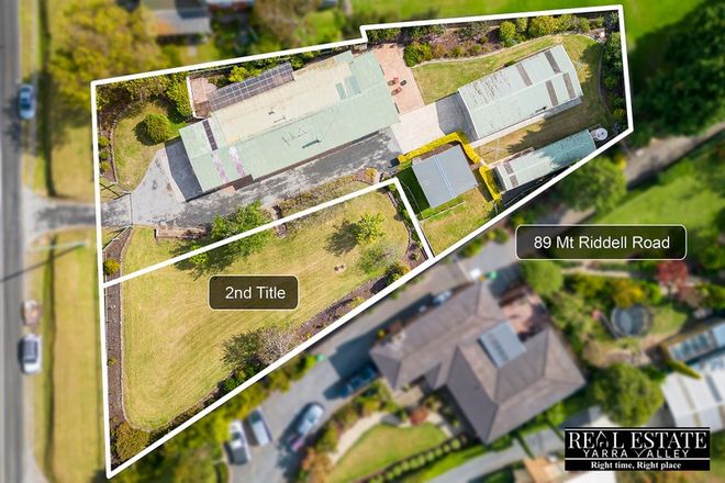 Picture of 89 Mt Riddell Road, HEALESVILLE VIC 3777