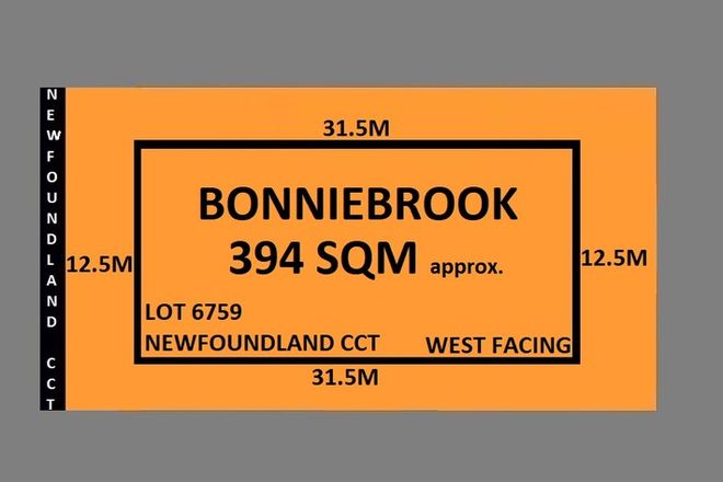 Picture of Lot 6759 Newfoundland Circuit, BONNIE BROOK VIC 3335