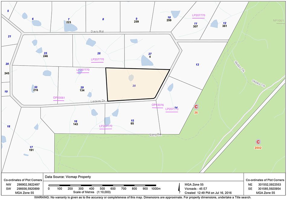 Lot 28 Leckies Drive, Mount Camel VIC 3523, Image 1