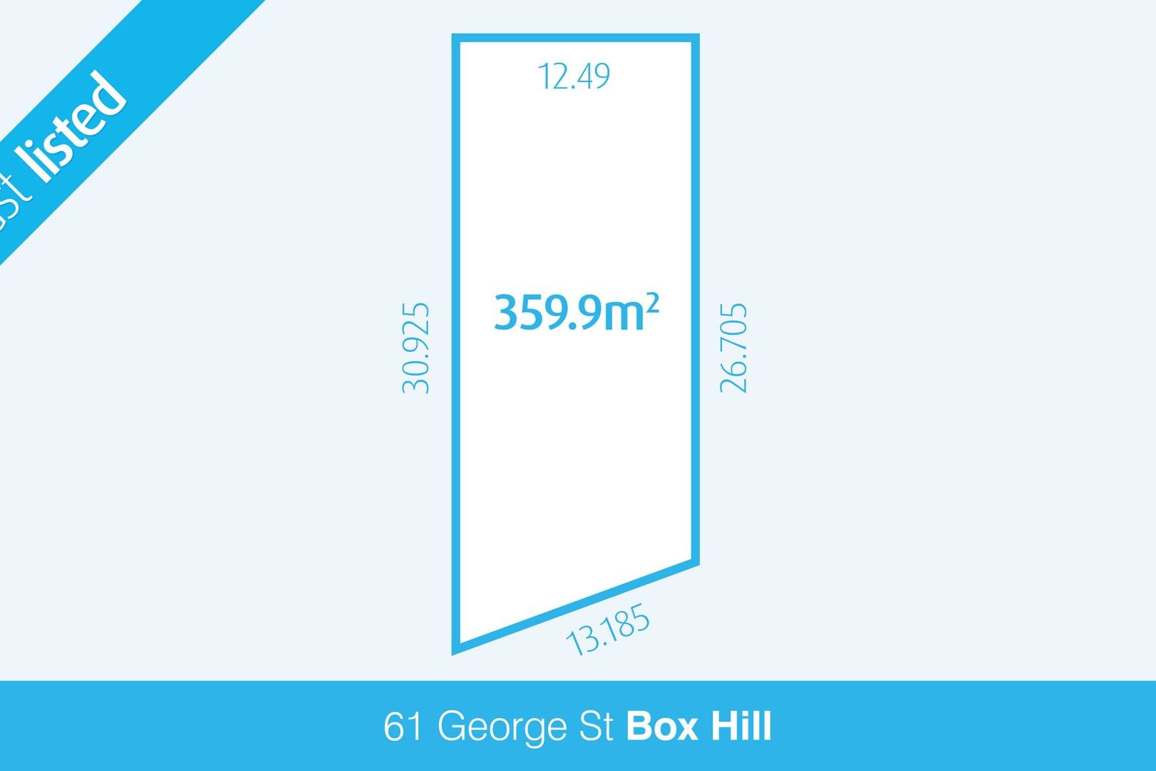 New land in 61 George Street, BOX HILL NSW, 2765