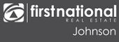 Logo for First National Real Estate Johnson
