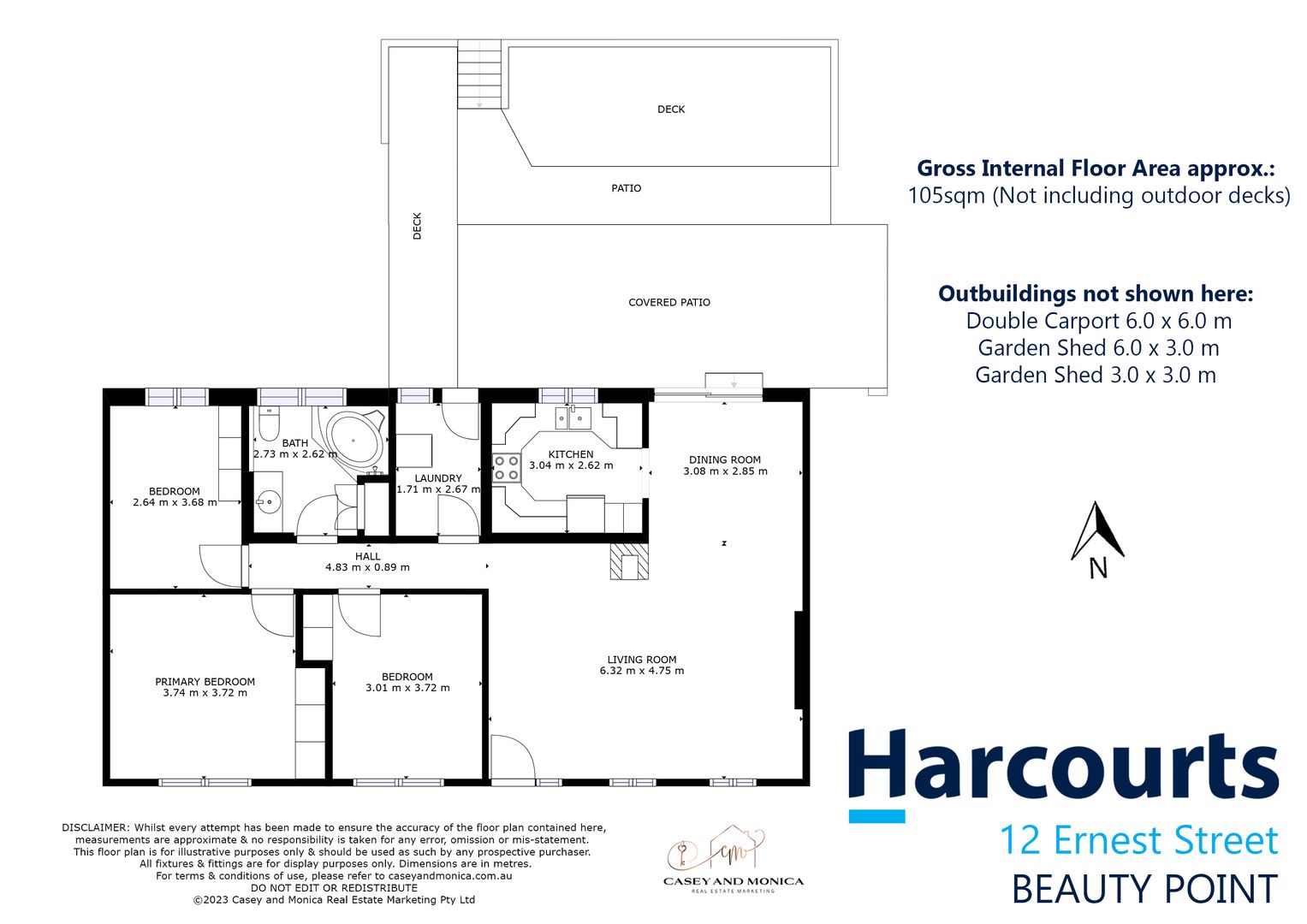 12 Ernest Street, Beauty Point TAS 7270 House For Rent Domain