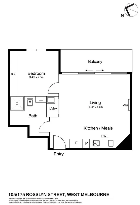 Additional image 5 of 105/175 Rosslyn Street, West Melbourne VIC 3003