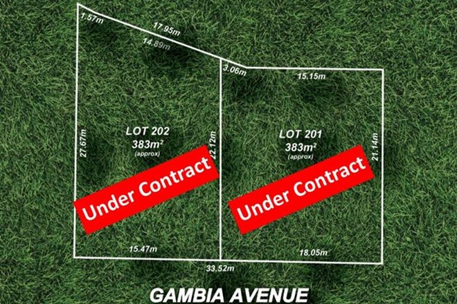 Picture of Lot 201 & 202/18 Gambia Avenue, HAMPSTEAD GARDENS SA 5086