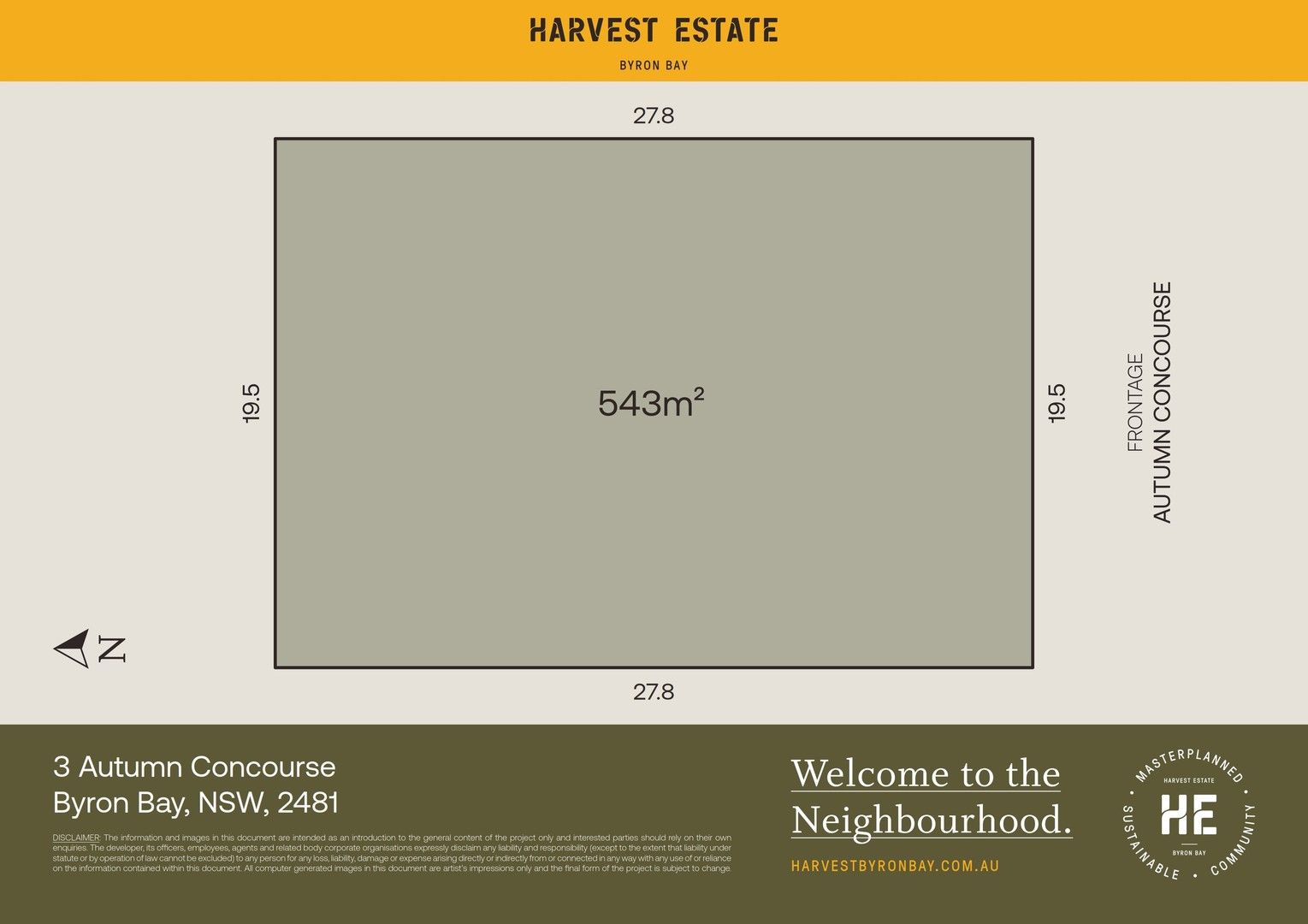 New land in 3 Autumn Concourse, BYRON BAY NSW, 2481