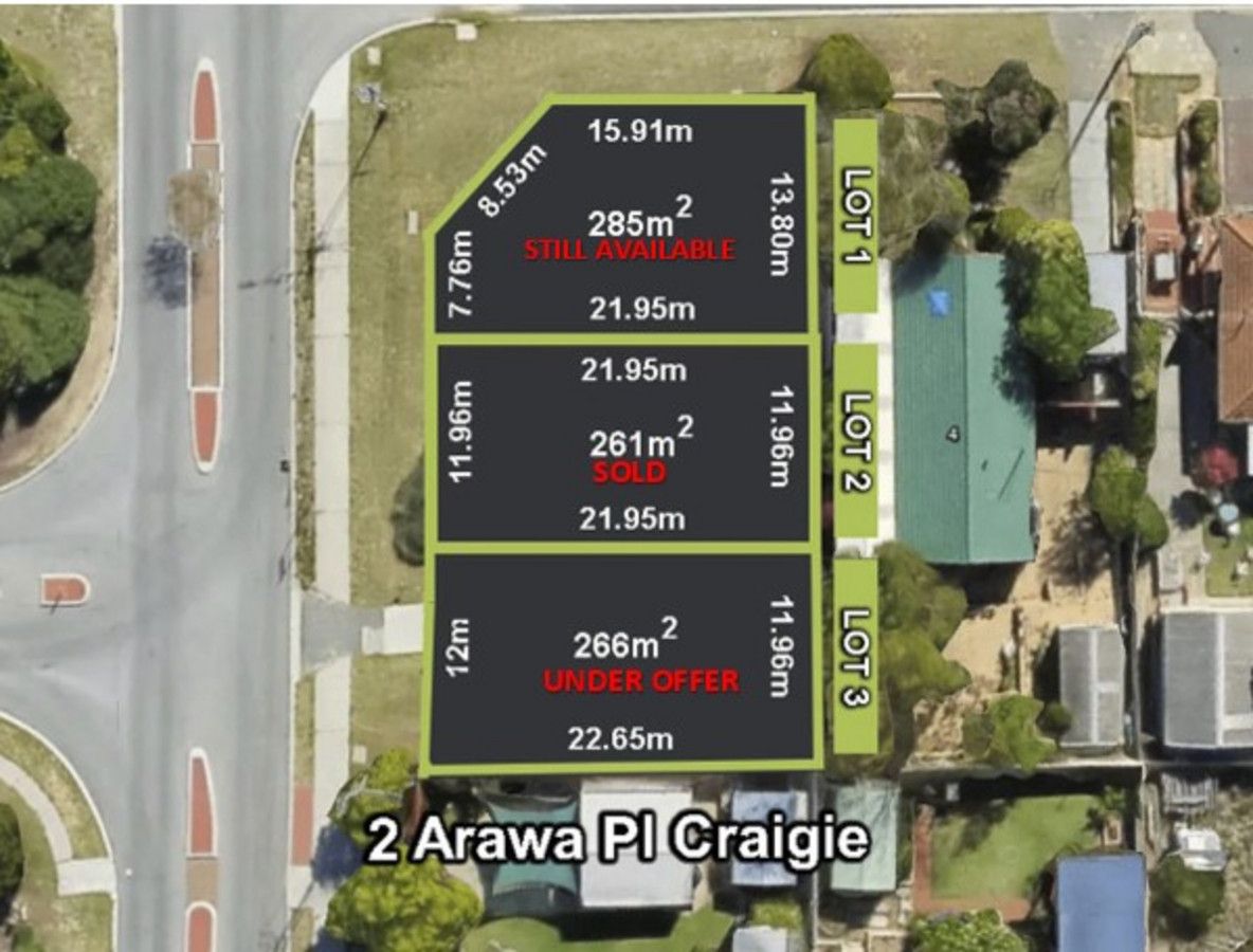 Vacant land in 2A Arawa Place, CRAIGIE WA, 6025