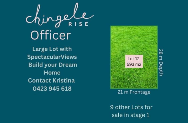 Vacant land in 12 Chingele Rise, OFFICER VIC, 3809