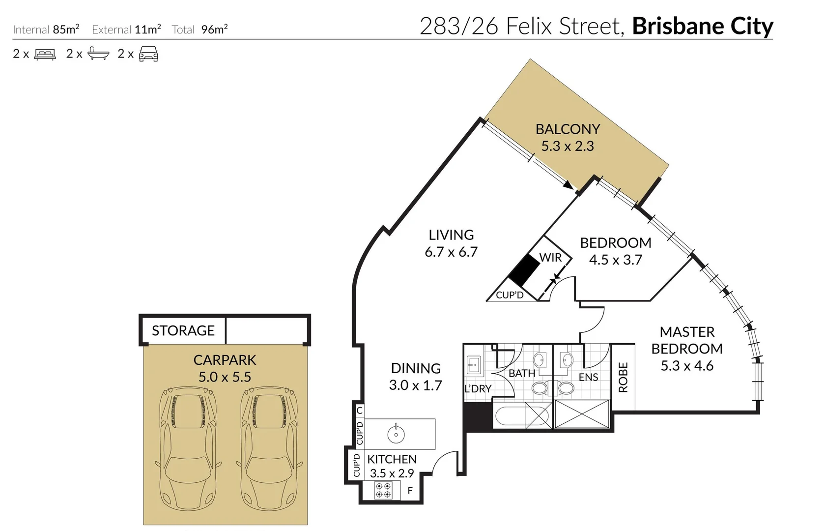 Additional image 10 of 283/26 Felix Street, Brisbane City QLD 4000