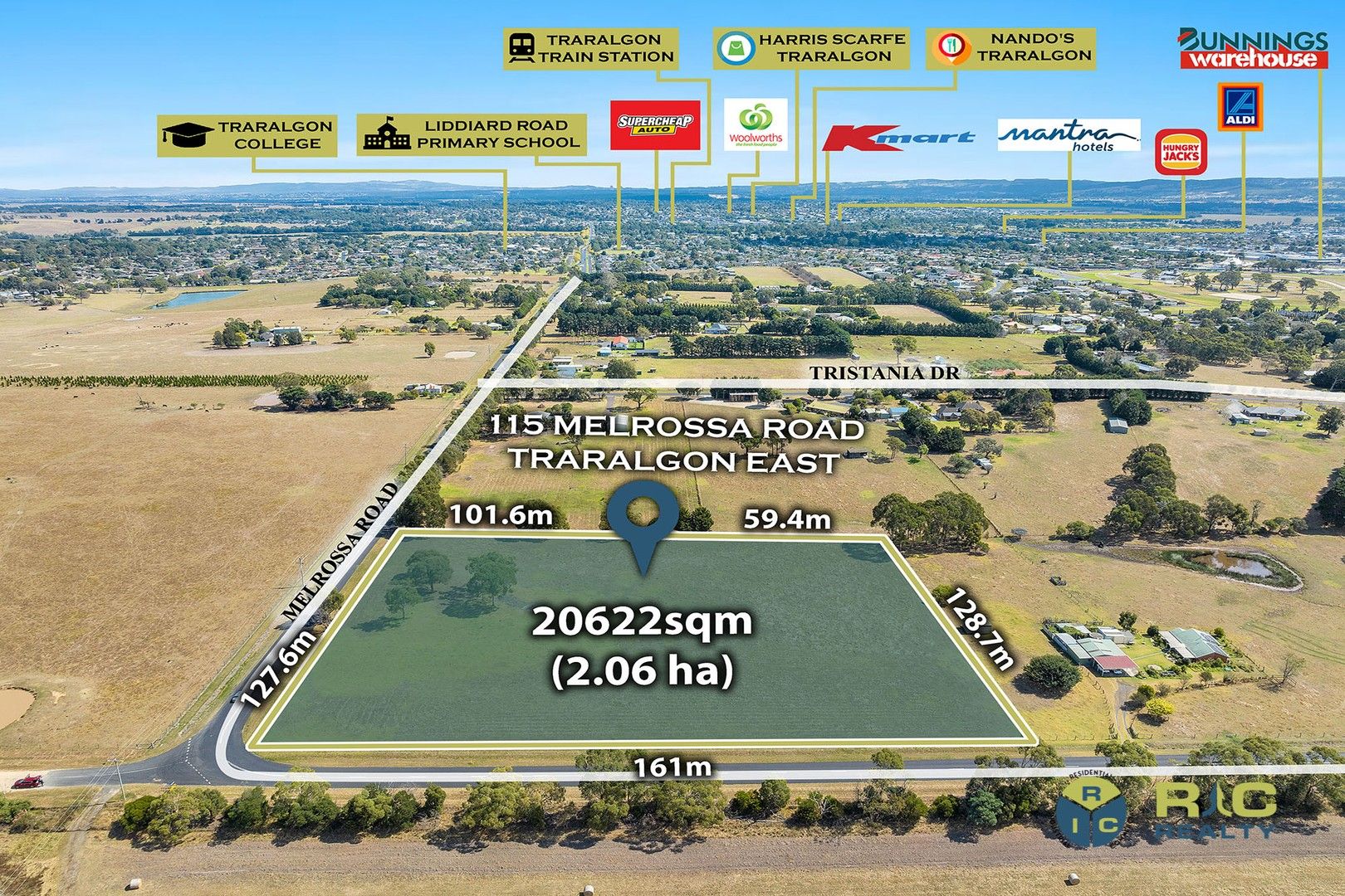 Vacant land in 115 Melrossa Road, TRARALGON EAST VIC, 3844