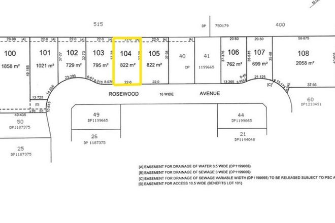 Picture of Lot 104 Rosewood Avenue, PARKES NSW 2870