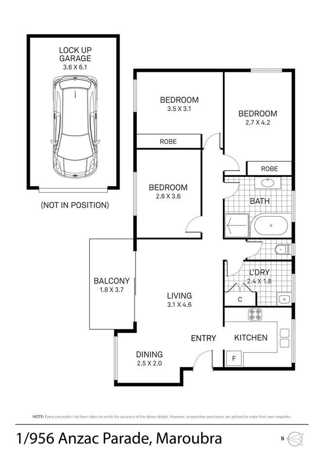 Additional image 6 of 1/956-958 Anzac Parade Parade, Maroubra NSW 2035
