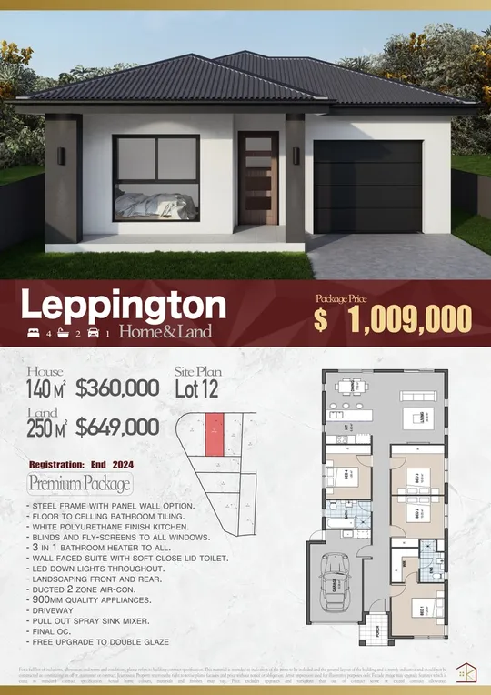 Ticks all the Boxes. Immaculate - Entertainer's dream;, Leppington