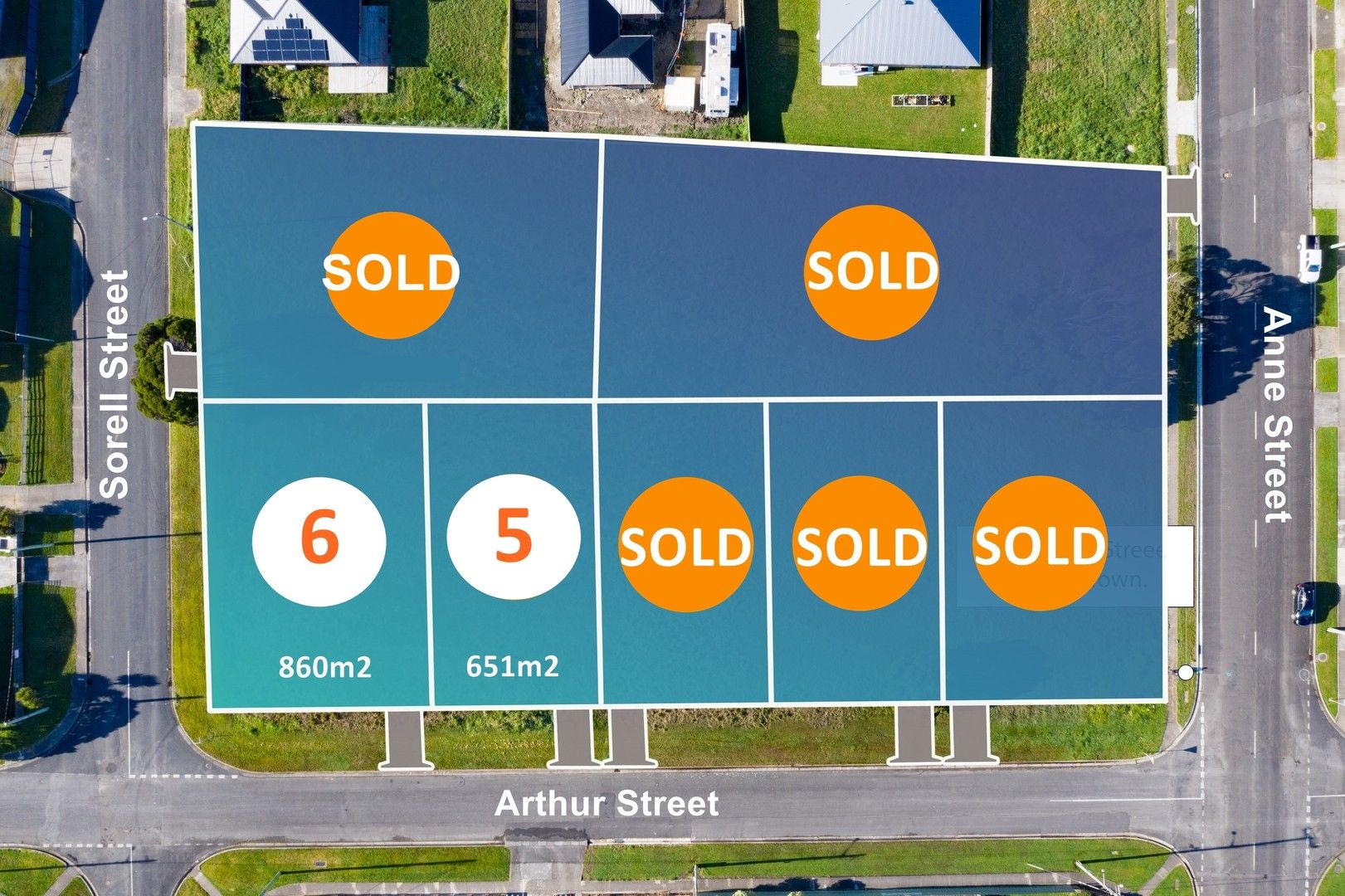 Lot 5,6 Arthur and Sorell Streets, George Town TAS 7253, Image 0