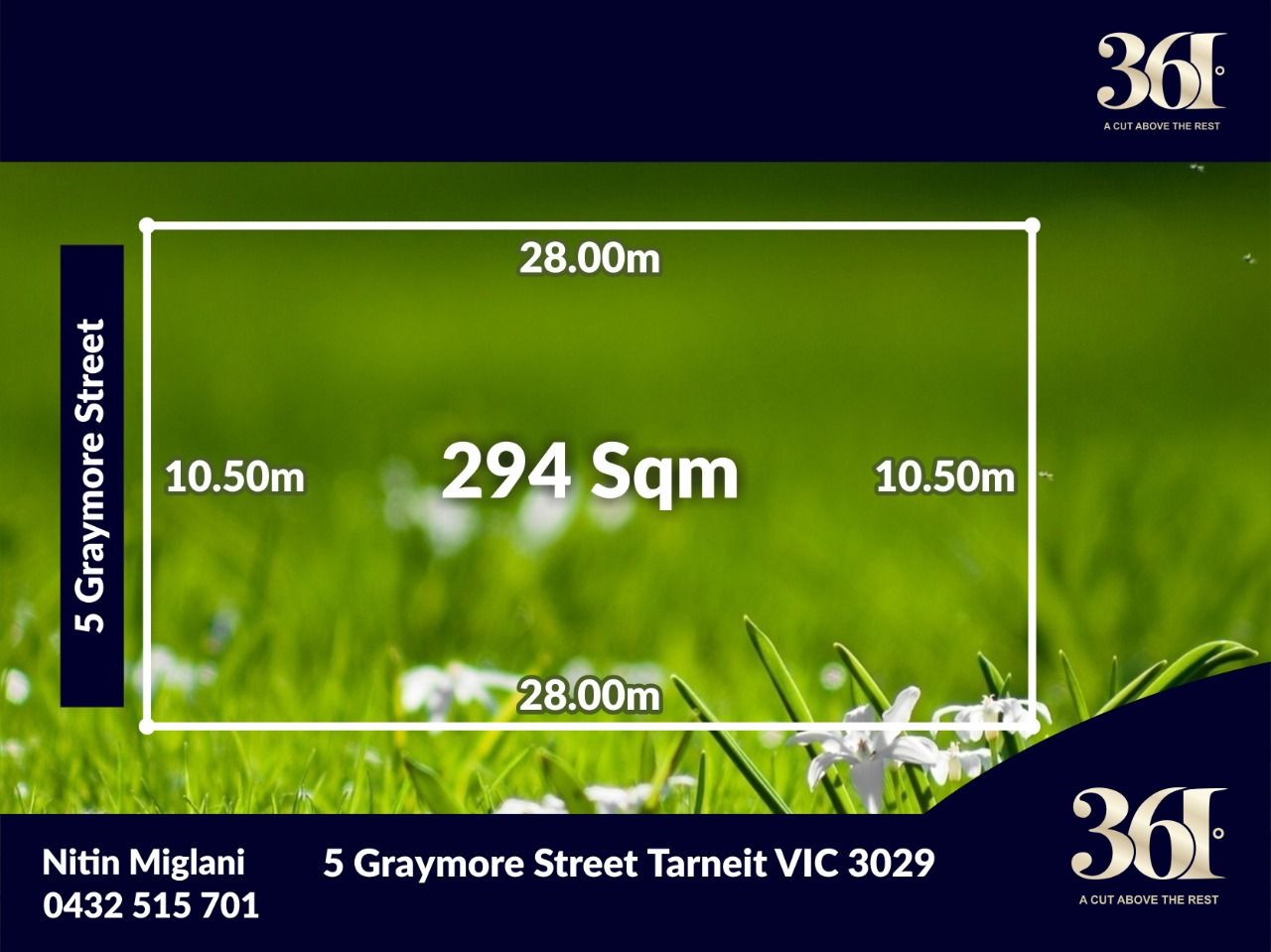 Vacant land in 5 Graymore Street, TARNEIT VIC, 3029