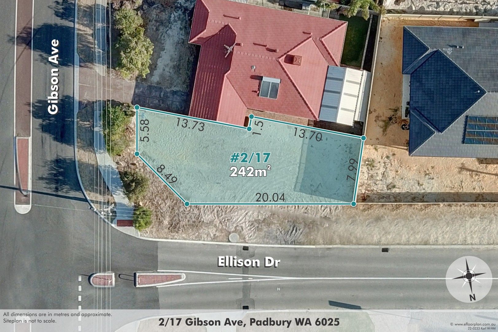 Vacant land in 2/17 Gibson Avenue, PADBURY WA, 6025