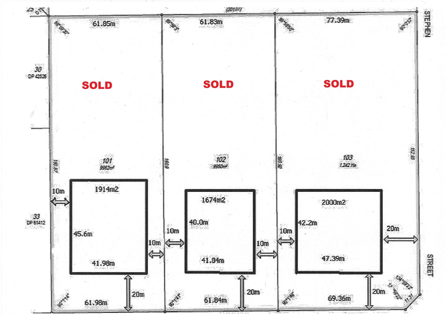 Lots 101, 102 & 103 Armstrong St, Boyanup WA 6237, Image 0