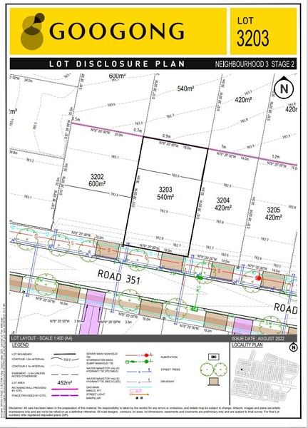 New land in , GOOGONG NSW, 2620