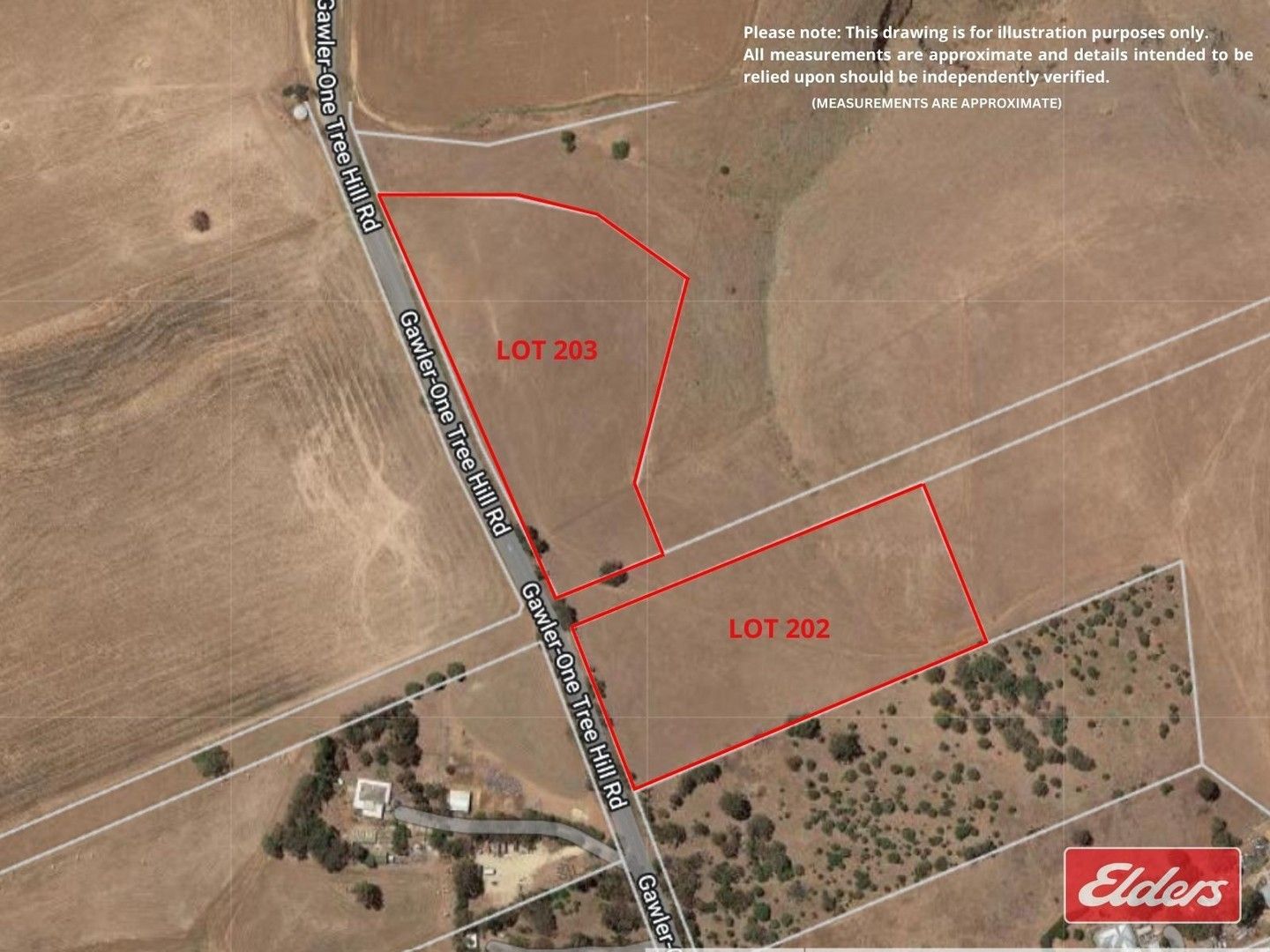 Vacant land in 202 & 203 Gawler One Tree Hill Road, BIBARINGA SA, 5118