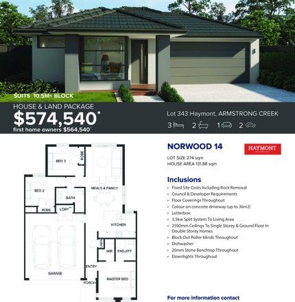Picture of 343 Batten Road, ARMSTRONG CREEK VIC 3217