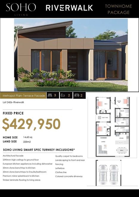 Lot 2428 Coldstream Avenue, Werribee VIC 3030, Image 2