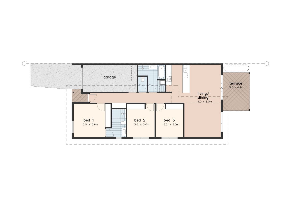3 bedrooms Semi-Detached in 2/48 Botham Street CAMERON PARK NSW, 2285