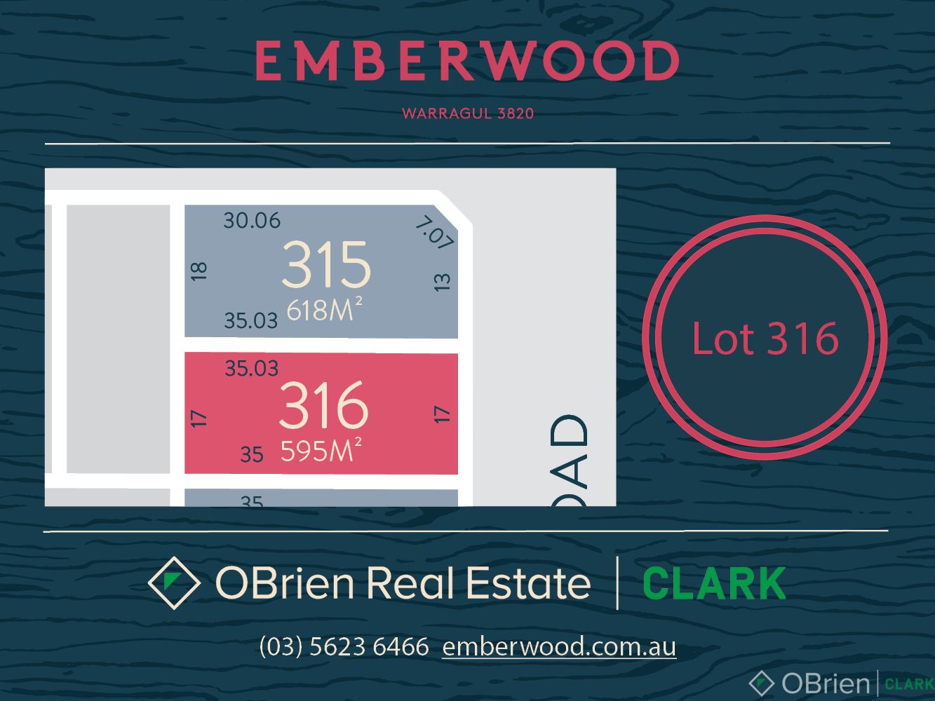 Vacant land in 316 Emberwood Road, WARRAGUL VIC, 3820