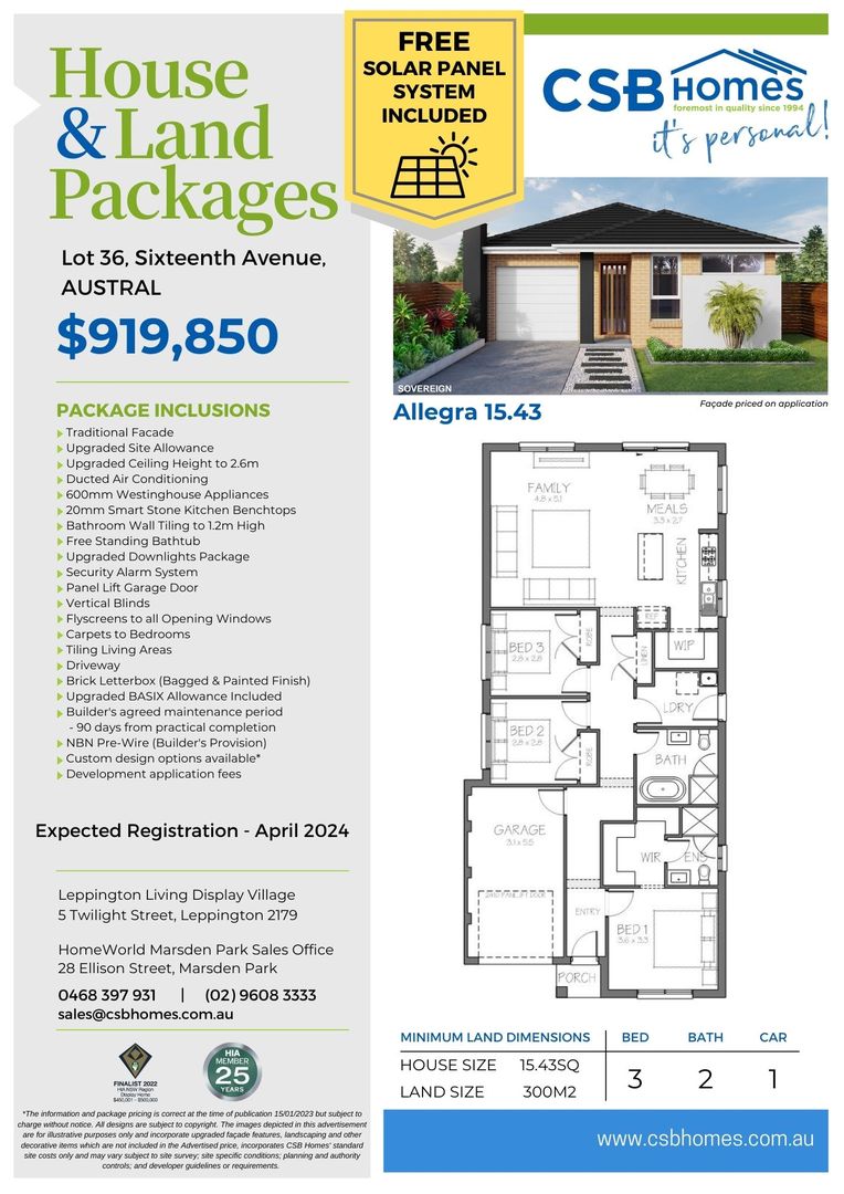 Emerging Estate - Austral House & Land Packages, Austral NSW 2179, Image 1