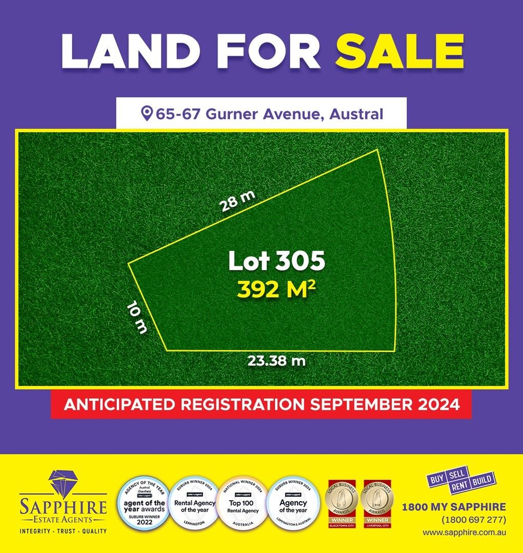 Vacant land in 305/65-67 Gurner Avenue, AUSTRAL NSW, 2179