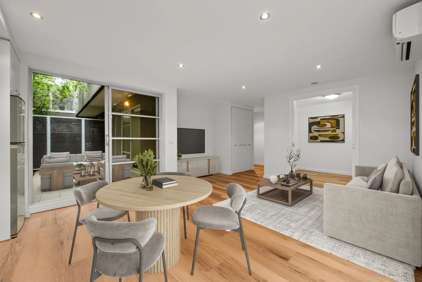 Super Spacious Apartment Living with Rare Dual Courtyards, Caulfield North
