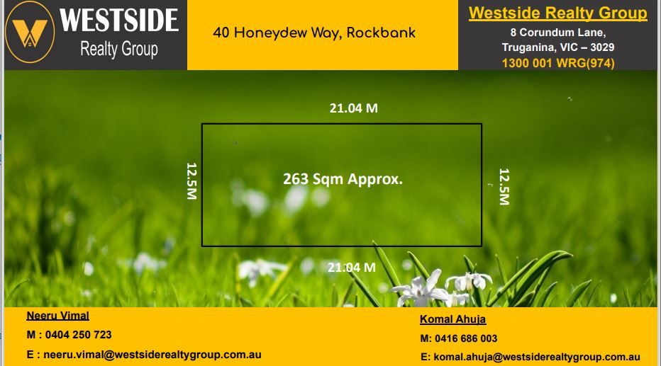 Vacant land in 40 Honeydew Way, ROCKBANK VIC, 3335