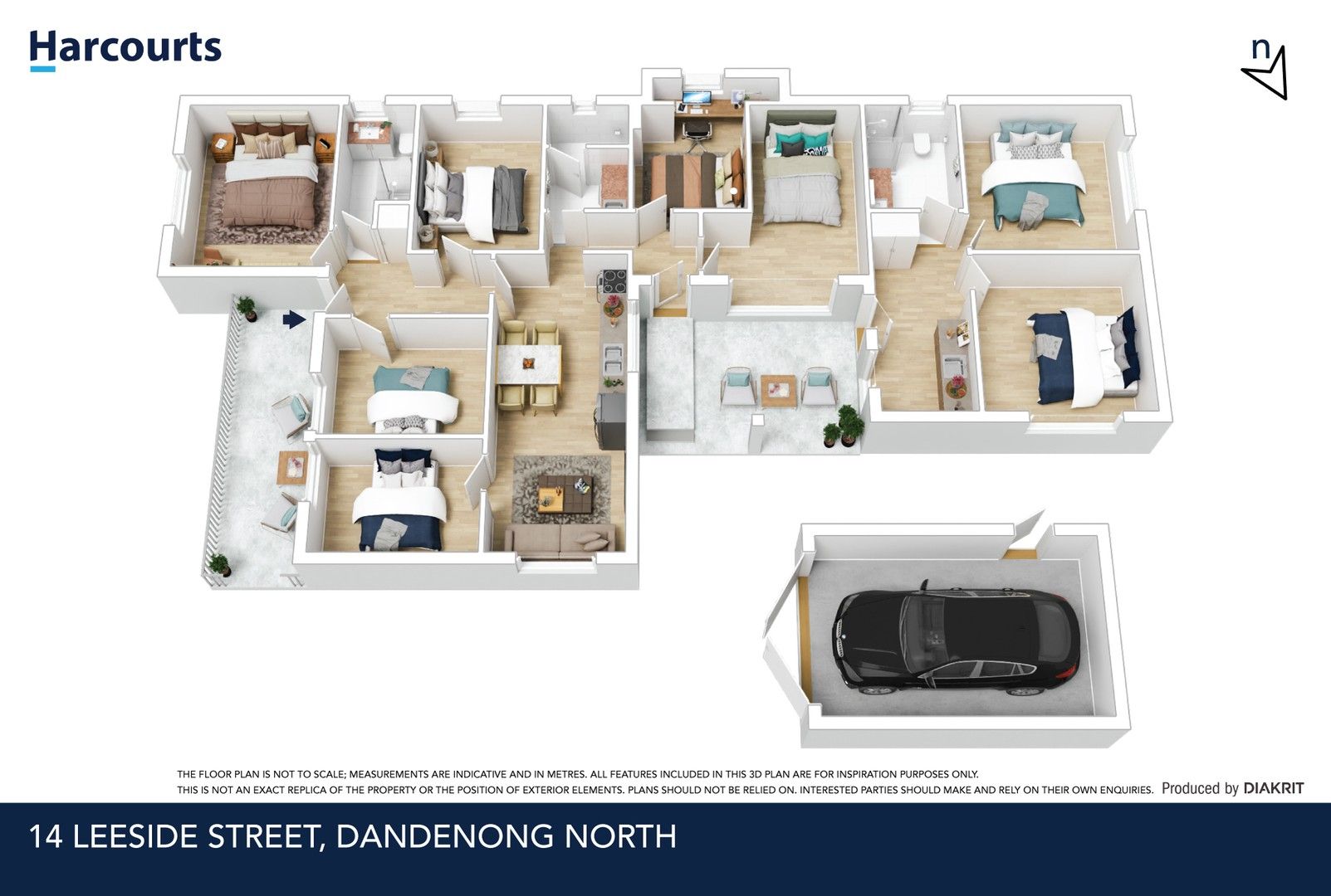 8 bedrooms Studio in 14 Leeside Street DANDENONG NORTH VIC, 3175