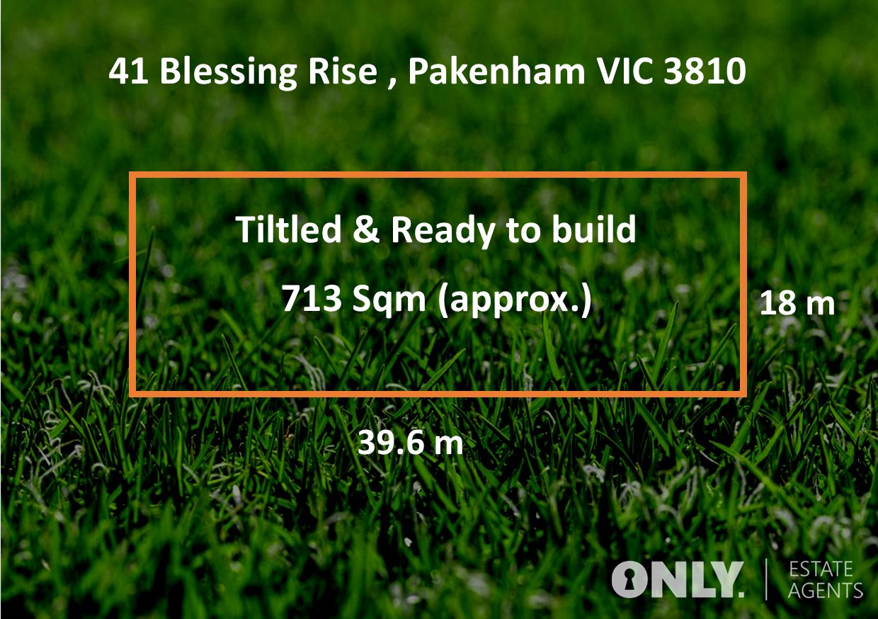 Vacant land in 41 Blessing Rise, PAKENHAM VIC, 3810
